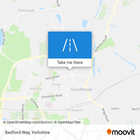 Bedford Way map