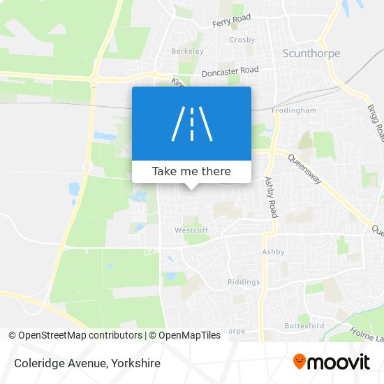 Coleridge Avenue map