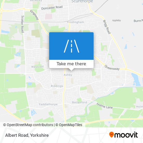 Albert Road map