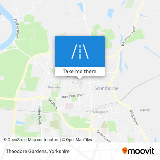 Theodore Gardens map