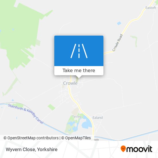 Wyvern Close map