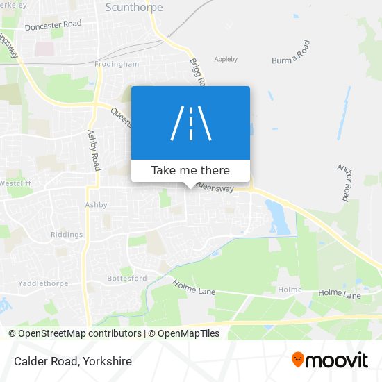Calder Road map