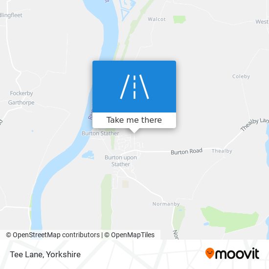 Tee Lane map