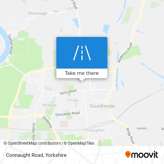 Connaught Road map