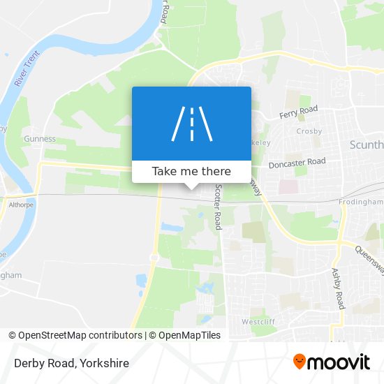Derby Road map