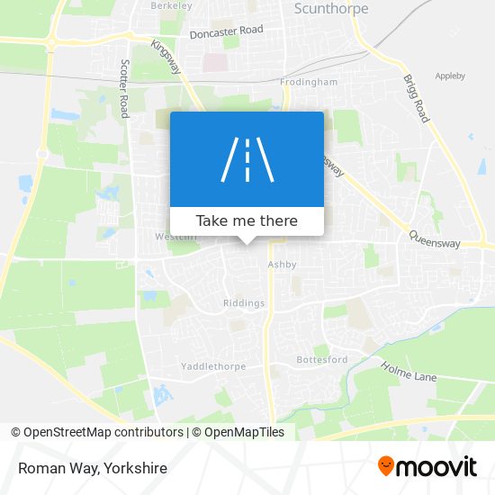 Roman Way map