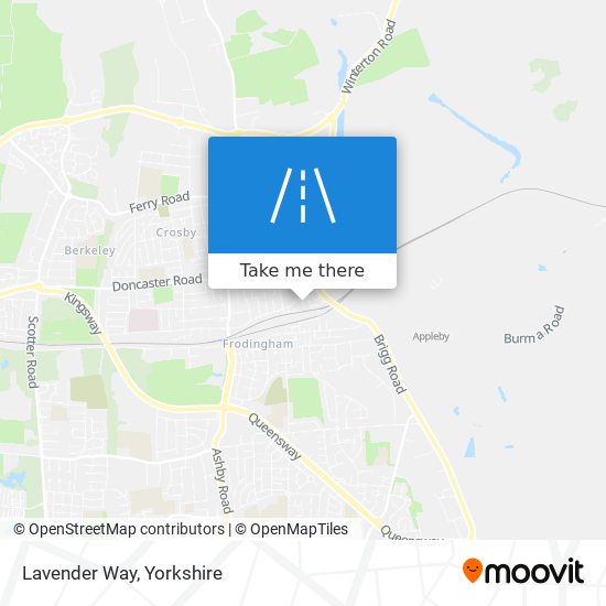 Lavender Way map