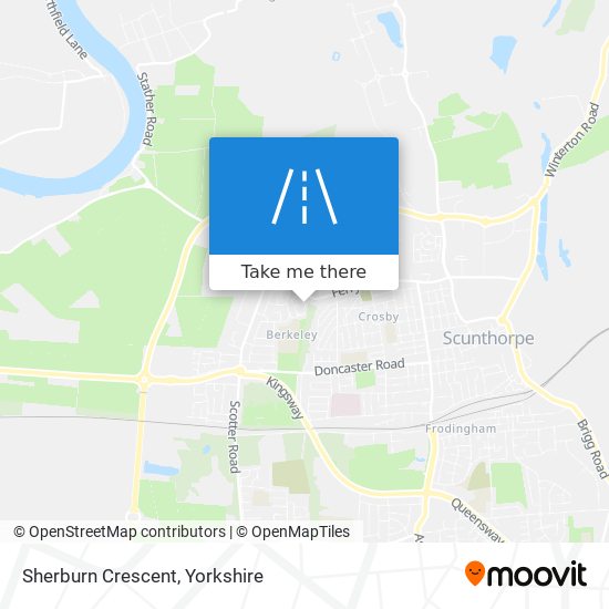Sherburn Crescent map