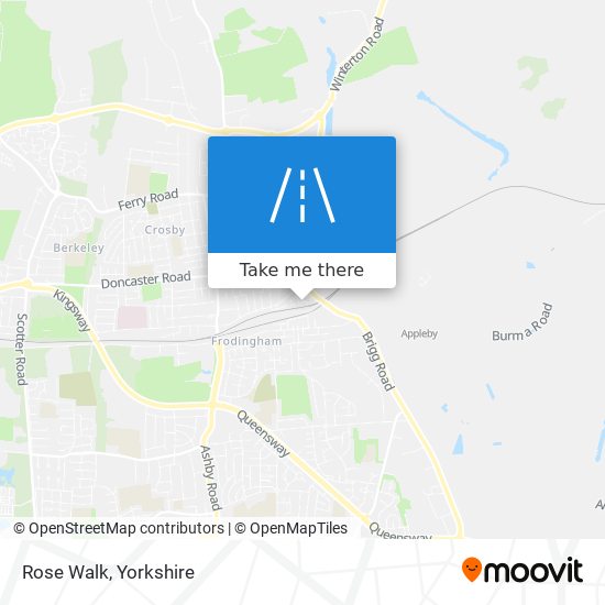 Rose Walk map