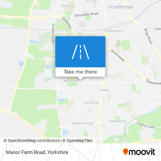 Manor Farm Road map