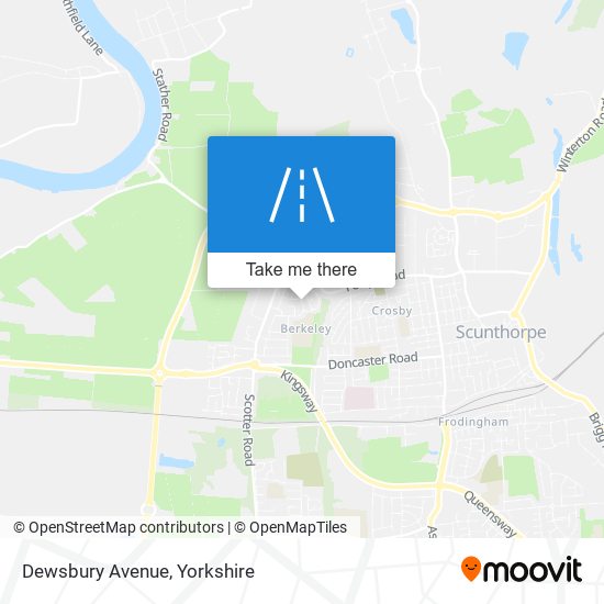 Dewsbury Avenue map