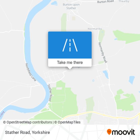 Stather Road map