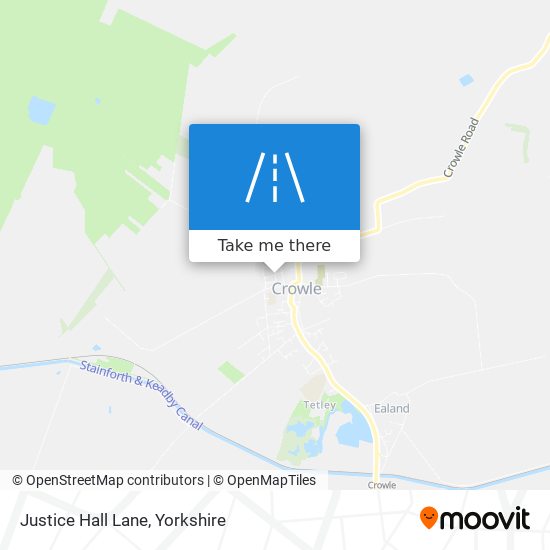 Justice Hall Lane map