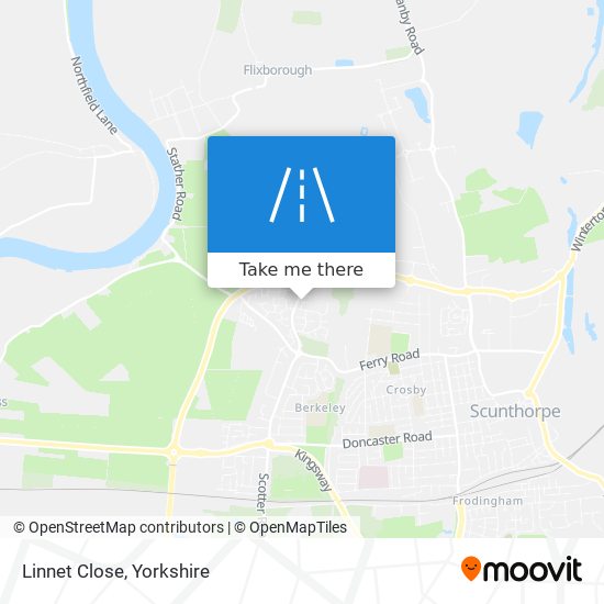 Linnet Close map