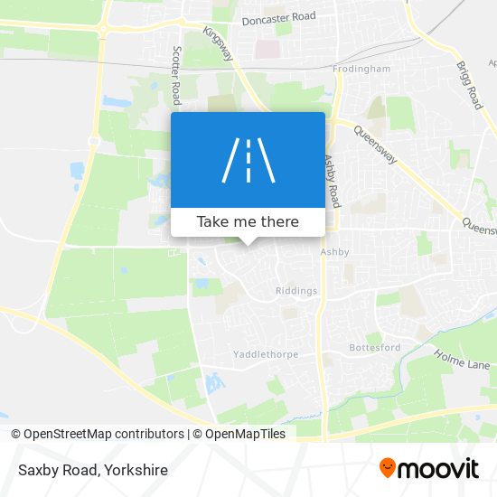 Saxby Road map