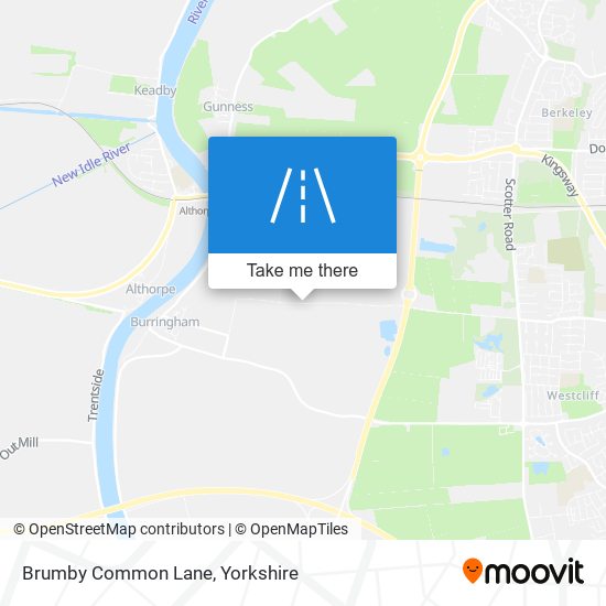 Brumby Common Lane map