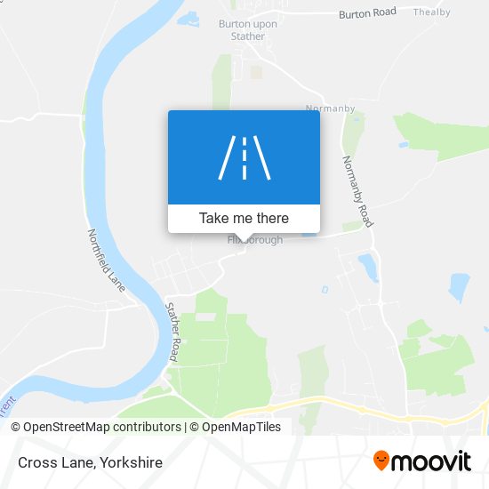 Cross Lane map