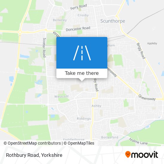Rothbury Road map