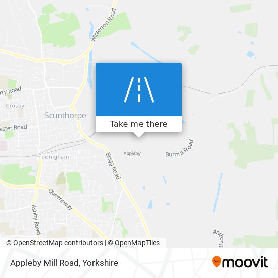 Appleby Mill Road map