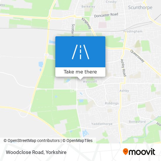 Woodclose Road map