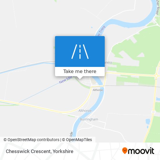 Chesswick Crescent map