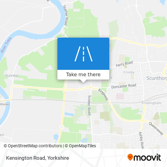 Kensington Road map