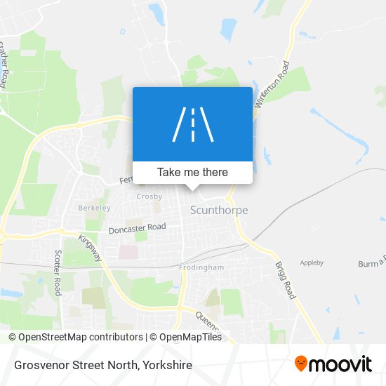 Grosvenor Street North map