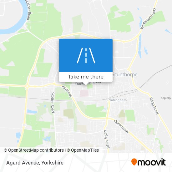 Agard Avenue map