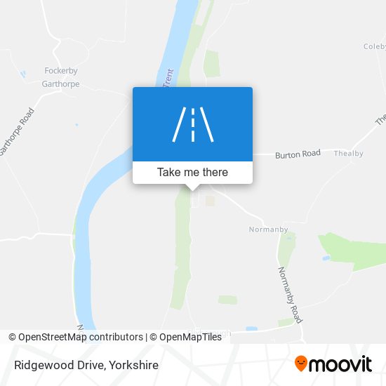 Ridgewood Drive map