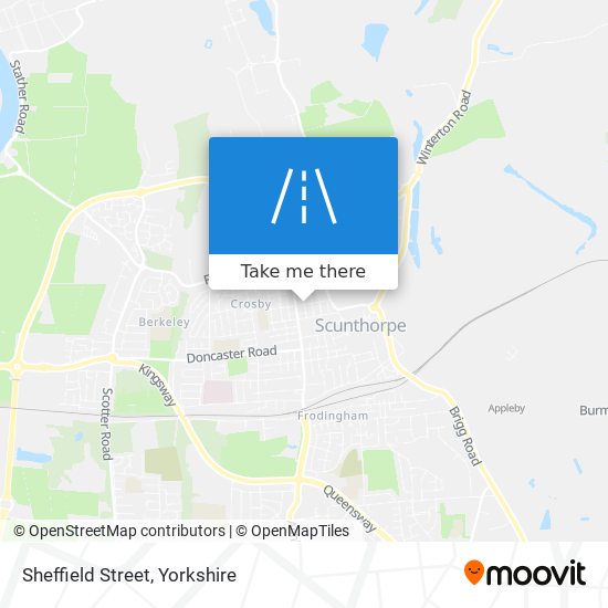 Sheffield Street map