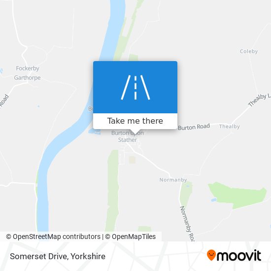 Somerset Drive map