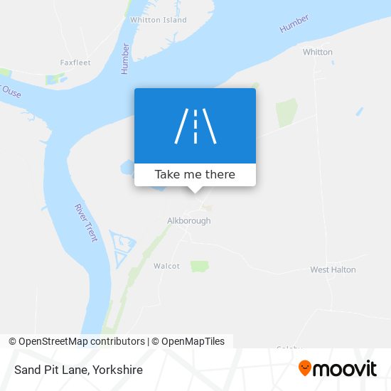 Sand Pit Lane map