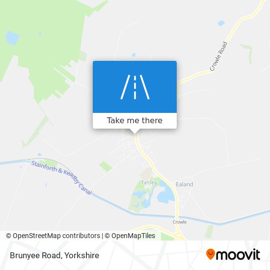 Brunyee Road map