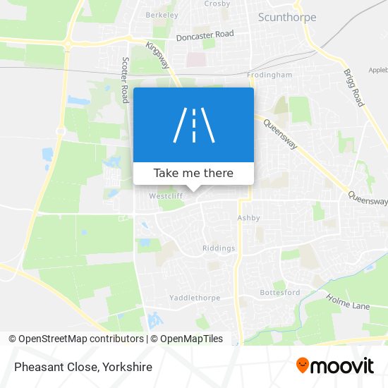 Pheasant Close map