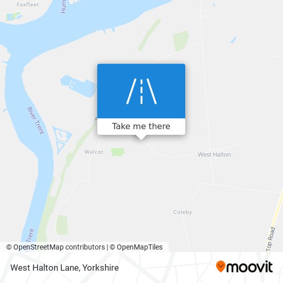 West Halton Lane map
