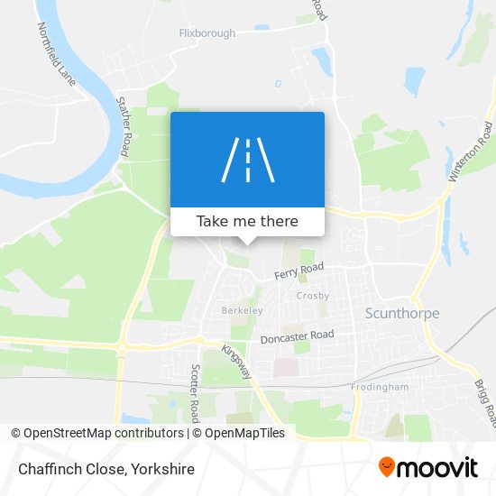 Chaffinch Close map