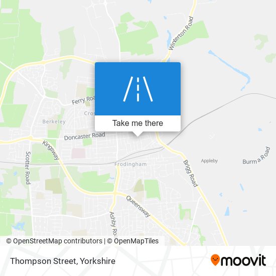 Thompson Street map