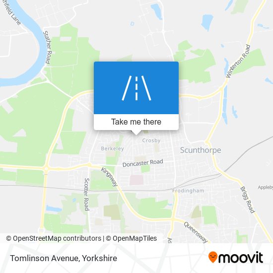 Tomlinson Avenue map