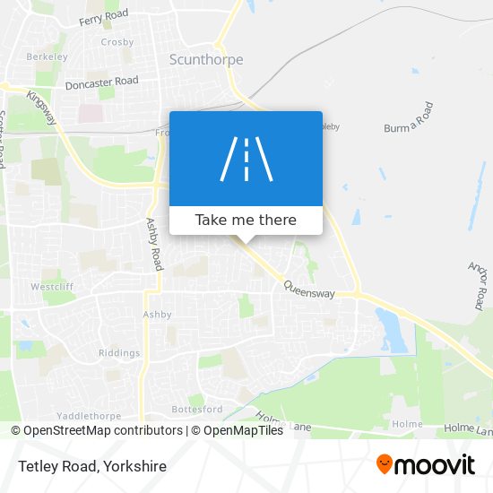 Tetley Road map