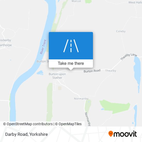Darby Road map