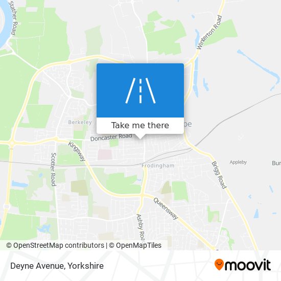 Deyne Avenue map