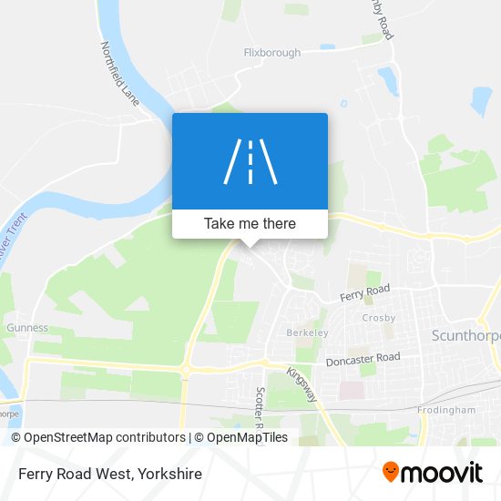 Ferry Road West map