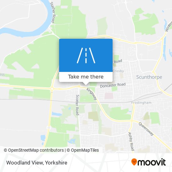 Woodland View map
