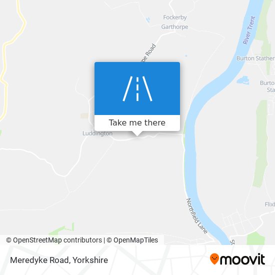 Meredyke Road map
