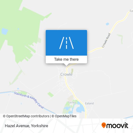 Hazel Avenue map