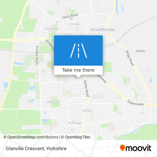 Glanville Crescent map