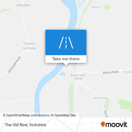 The Old Row map