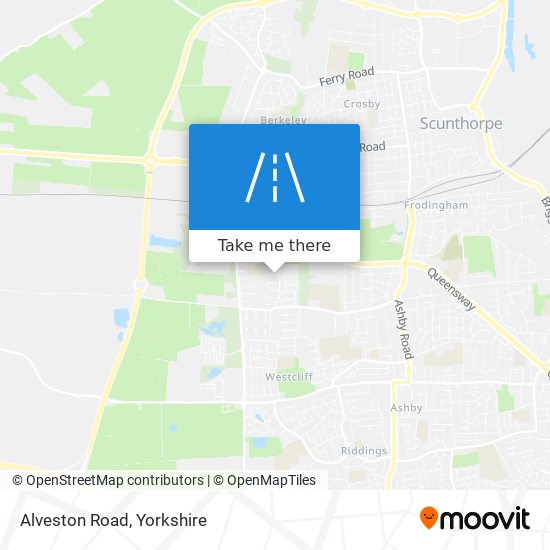Alveston Road map