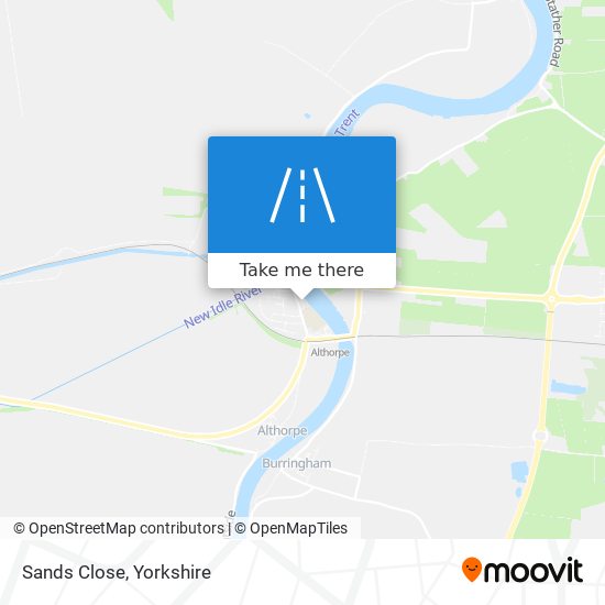 Sands Close map
