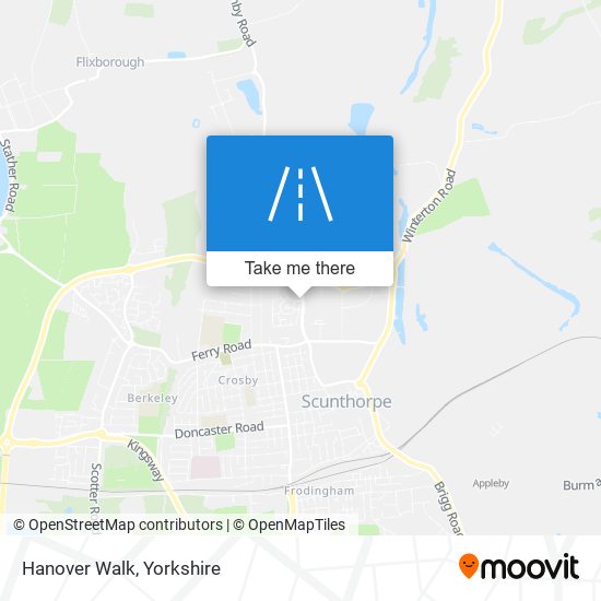 Hanover Walk map